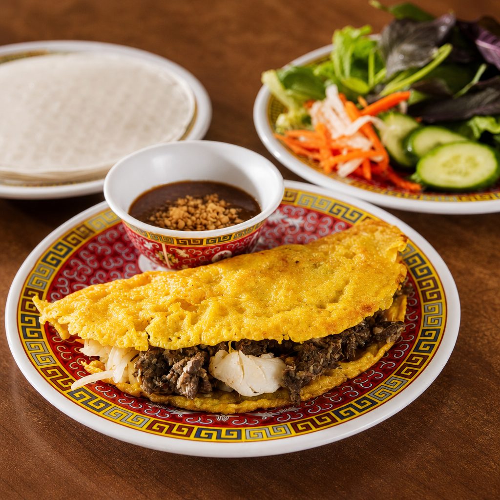 Banh Xeo – Vietnamese Crepe.